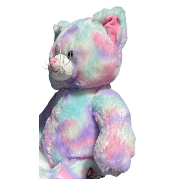 Build A Bear Plush Calico Cat Teddy Stuffed Toy Support Security Pillow Pet - Picture 13 of 16